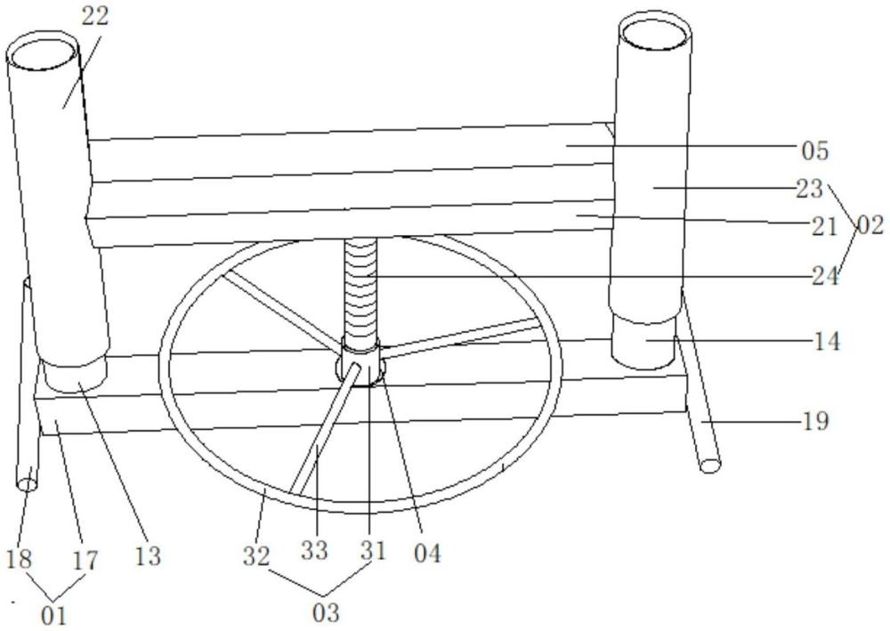构件加工用抬高装置